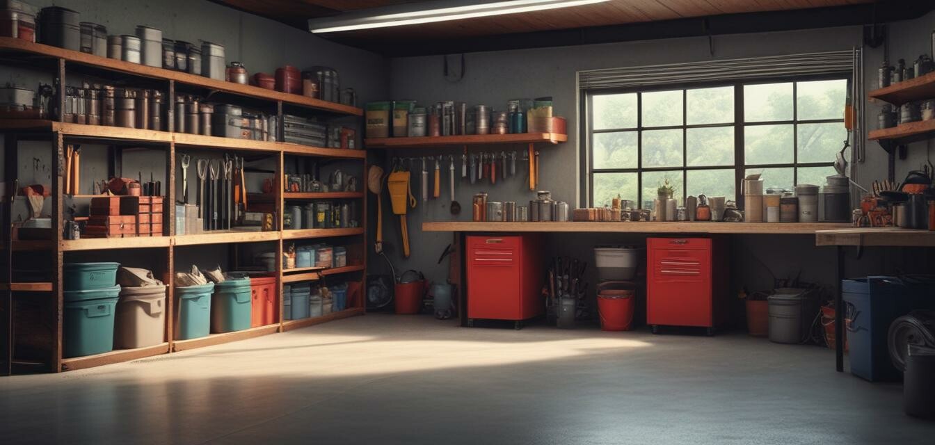 Organized garage storage